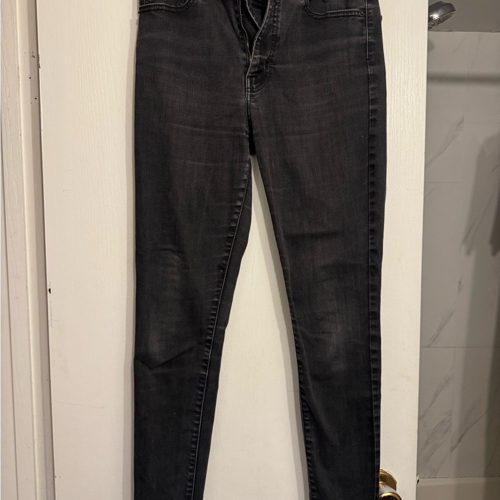 Lot of 2 pairs - Women's Levis Mile High Waist Skinny Black Jeans